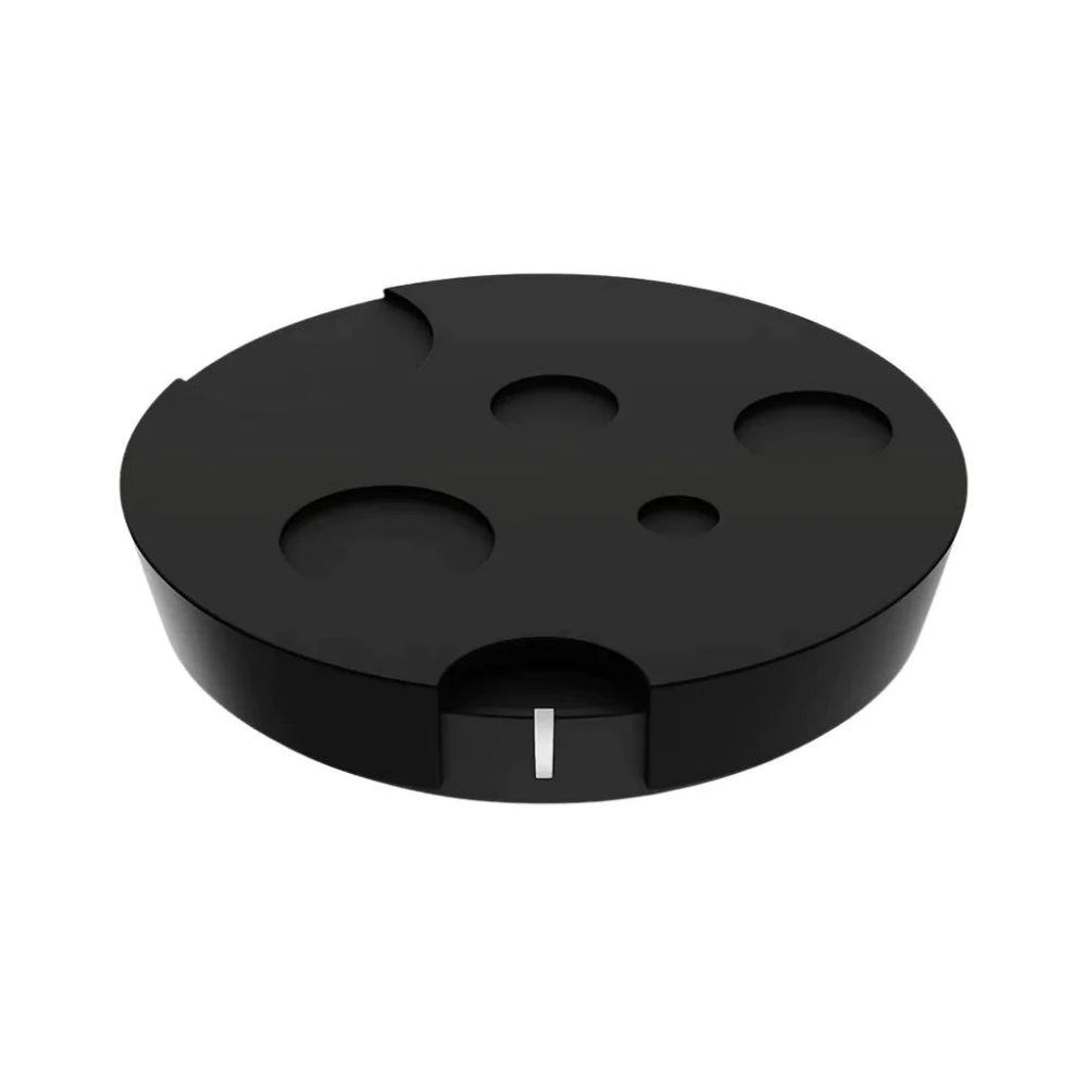 Black coffee scale on a white background.
