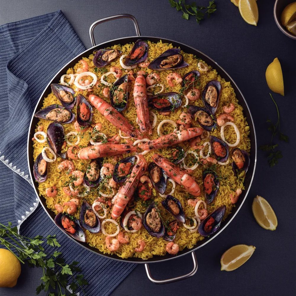 Tramontina Non-Stick Aluminium Paella Pan 45cm