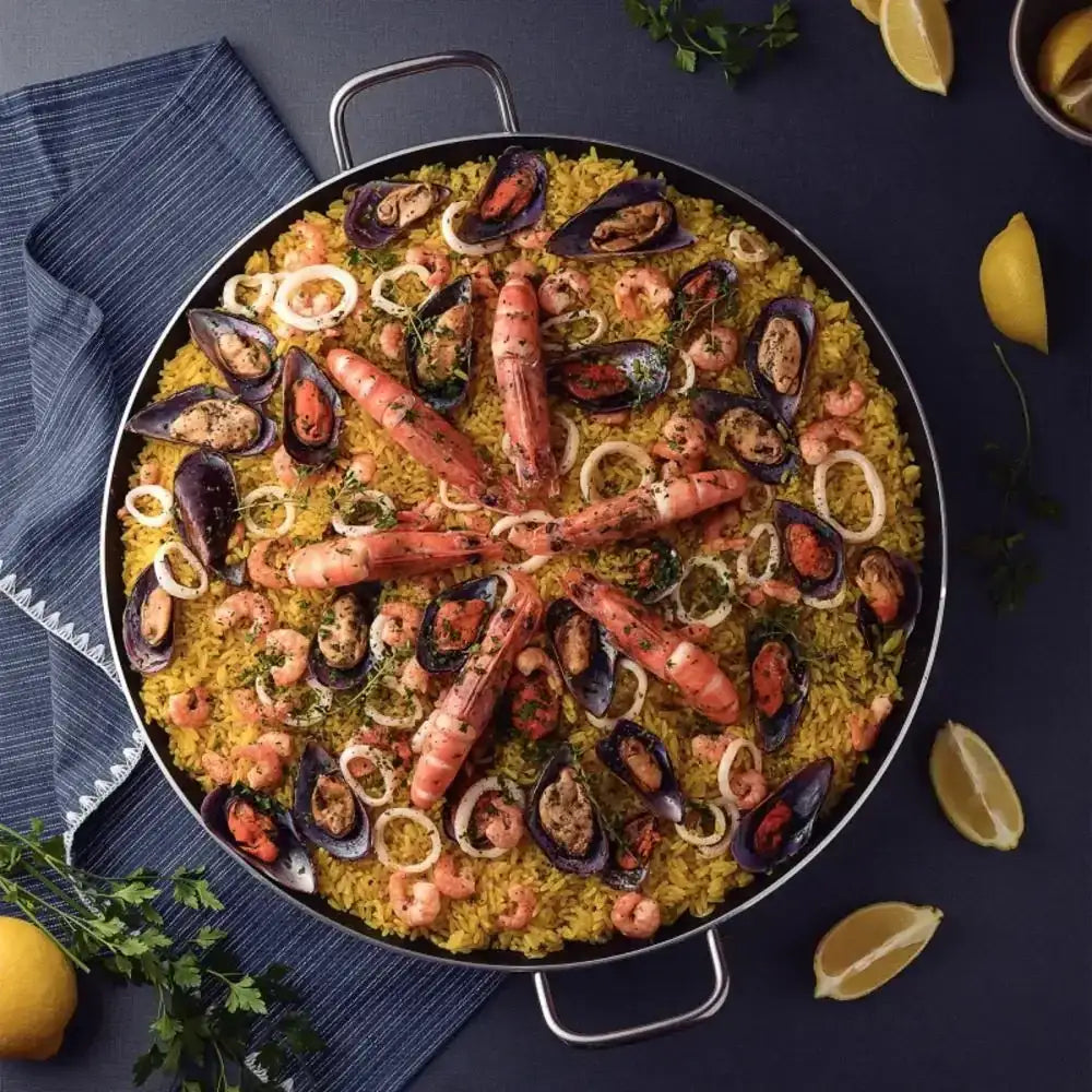 Tramontina Non-Stick Aluminium Paella Pan 45cm.