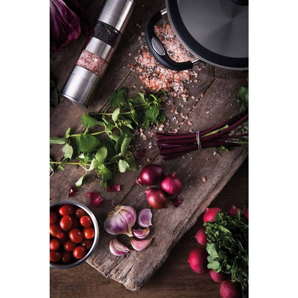 Tramontina Realce Stainless Steel Dual Salt & Pepper Grinder