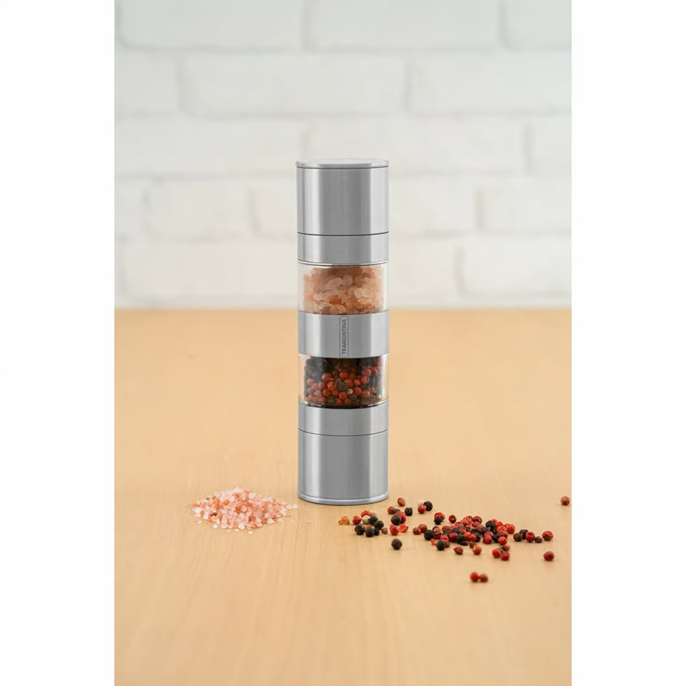 Tramontina Realce Stainless Steel Dual Salt & Pepper Grinder