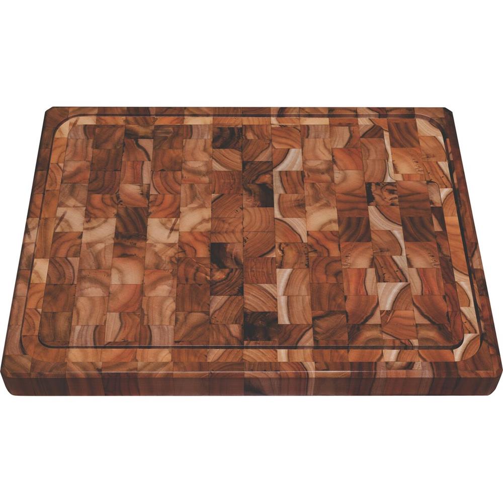 Tramontina Teak End Grain Inverted Chopping Board.