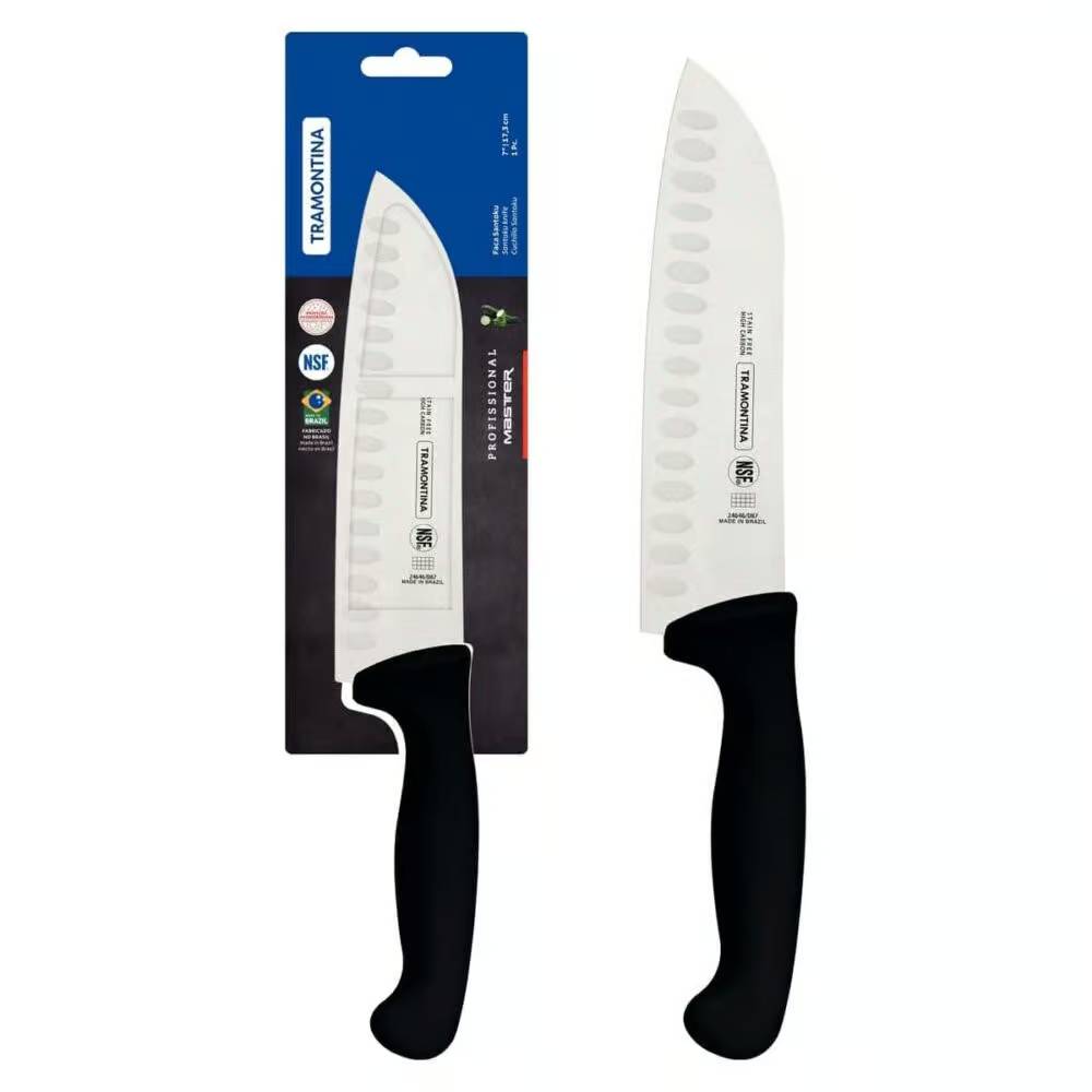 santoku knives one in packaging one on its own