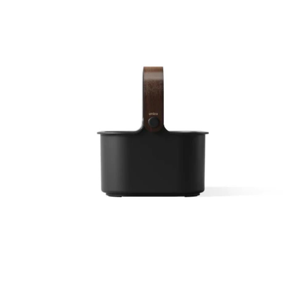 Umbra Bellwood Stackable Bin Black & Walnut