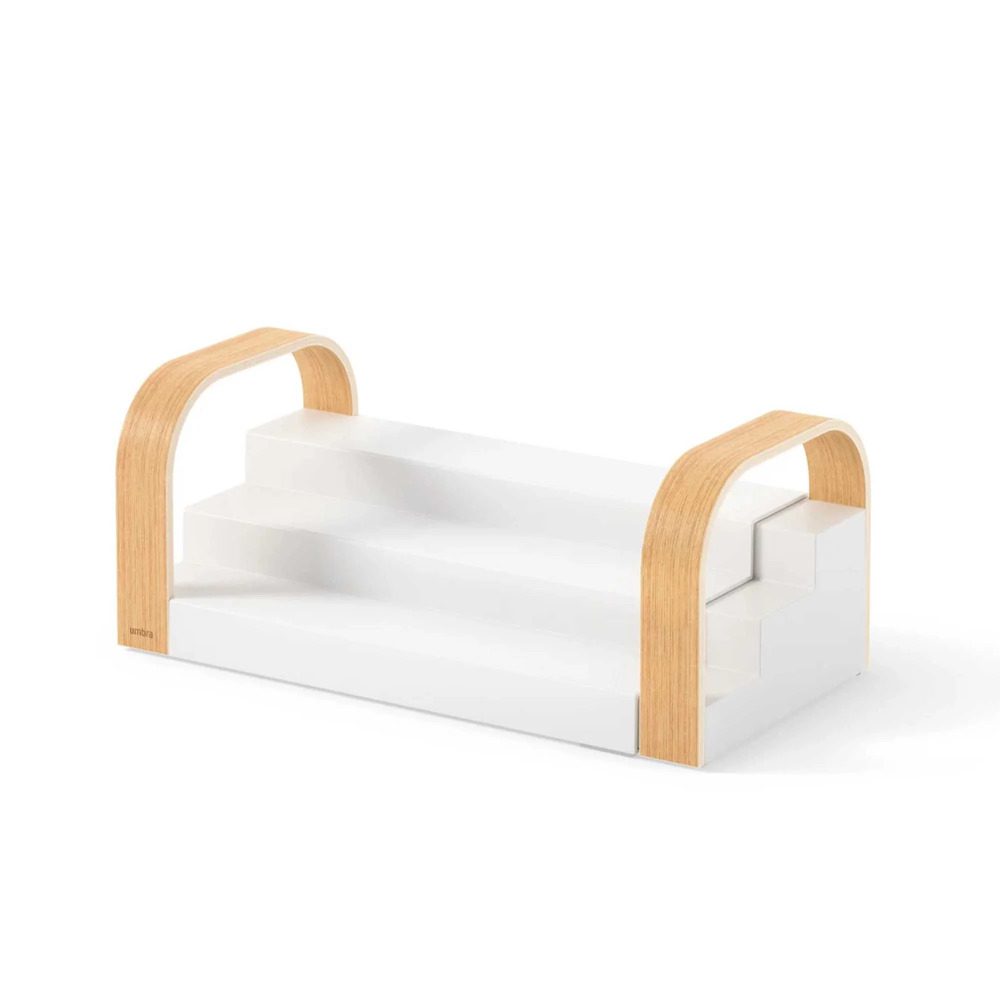 UMB Bellwood 3 Tier Spice Shelf White