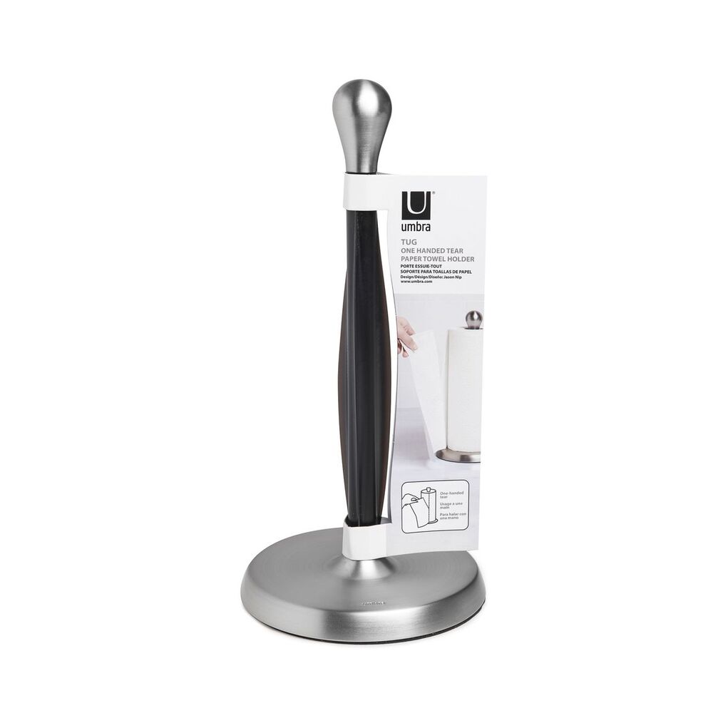 Umbra Tug Paper Towel Holder Smoke
