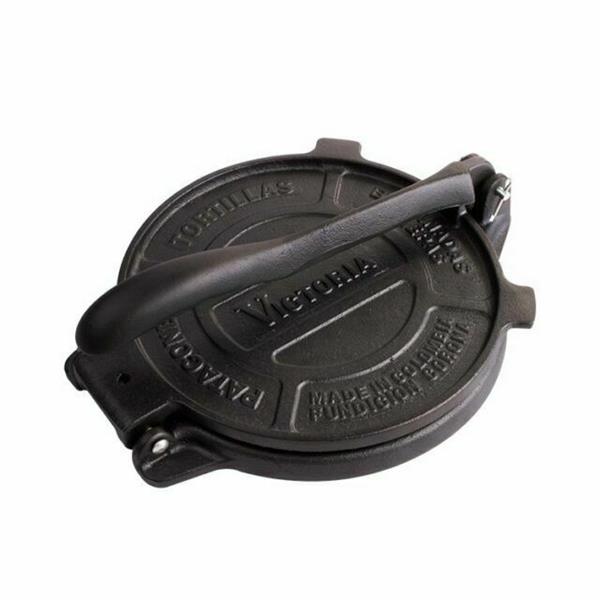 Victoria Seasoned Cast Iron Tortilla Press 20cm