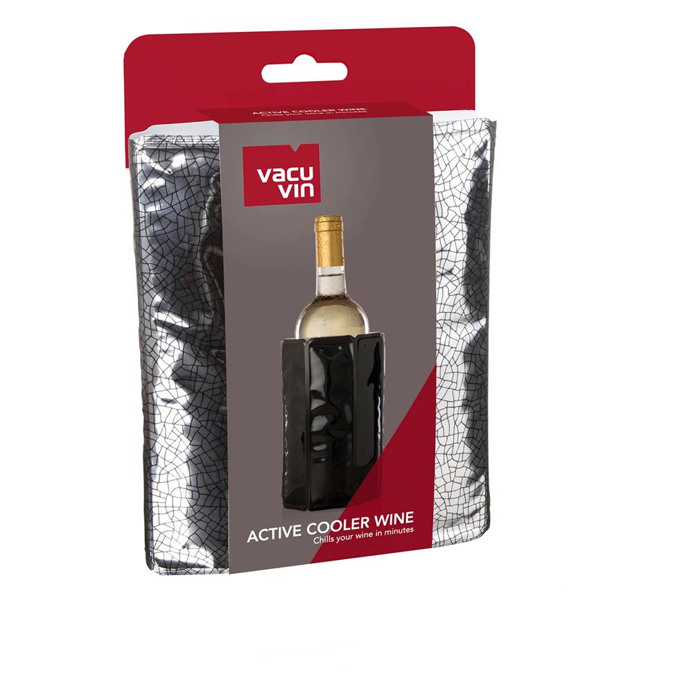 Vacu Vin Active Wine Bottle Cooler Silver