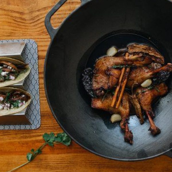 Victoria Enamelled Cast Iron Wok 36cm