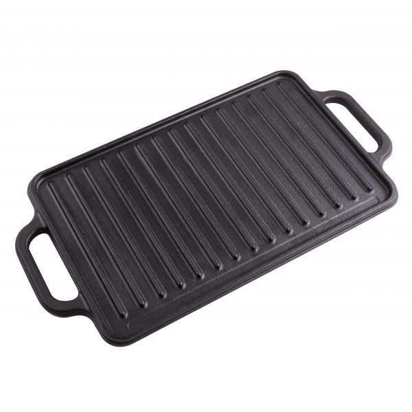Victoria Enamelled Cast Iron Reversible Griddle 32cm
