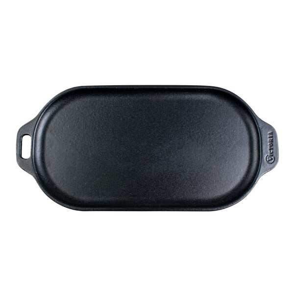 Victoria Cast Iron Enamelled Serving Griddle.