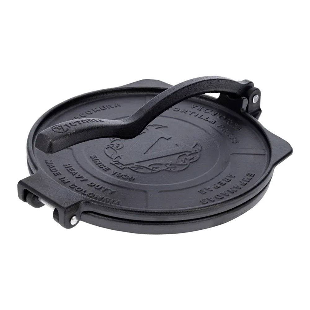 Victoria Seasoned Cast Iron Tortilla Press 25cm