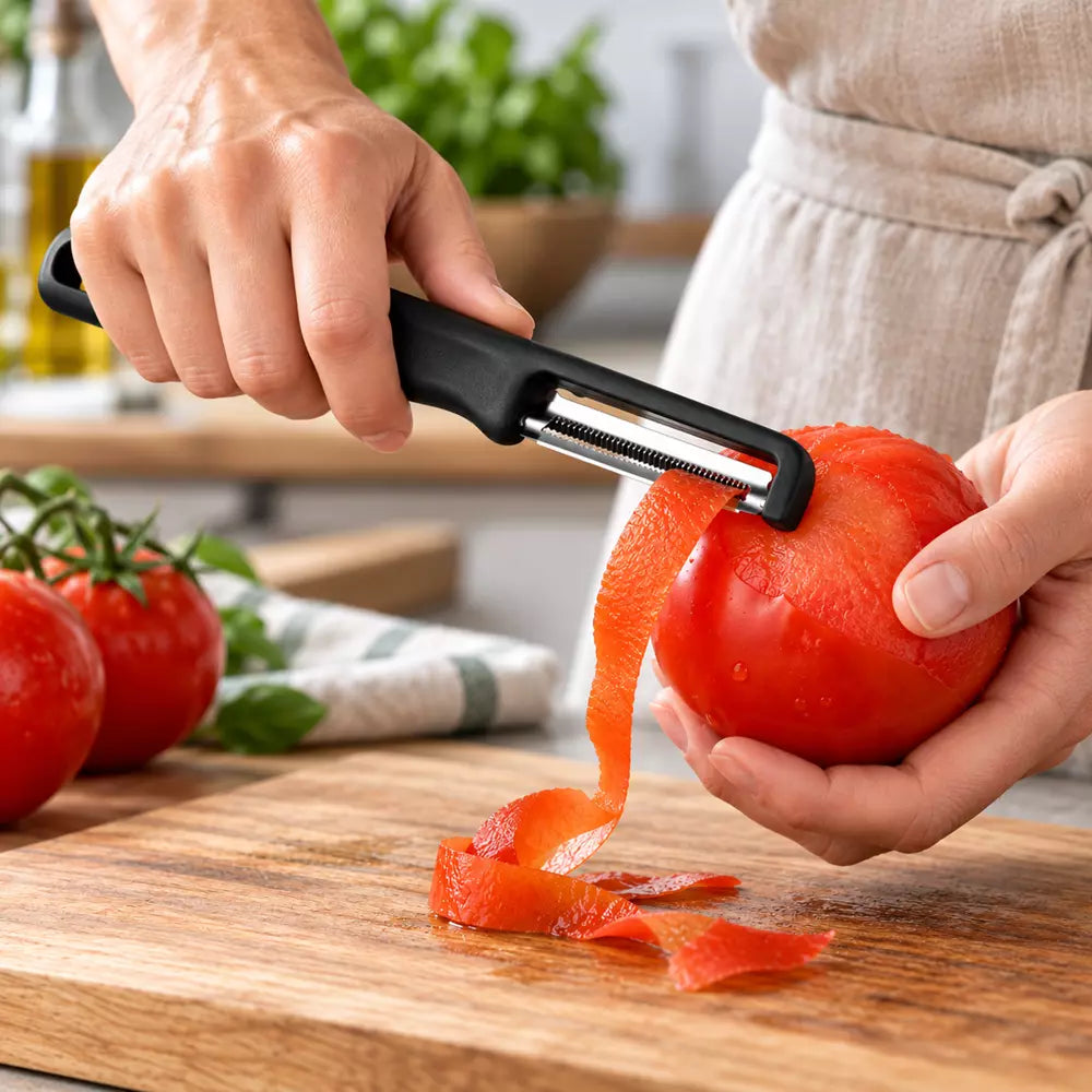 Victorinox Iota Serrated Peeler Black