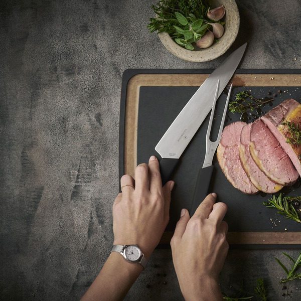 Victorinox Modern Black Carving Set of 2