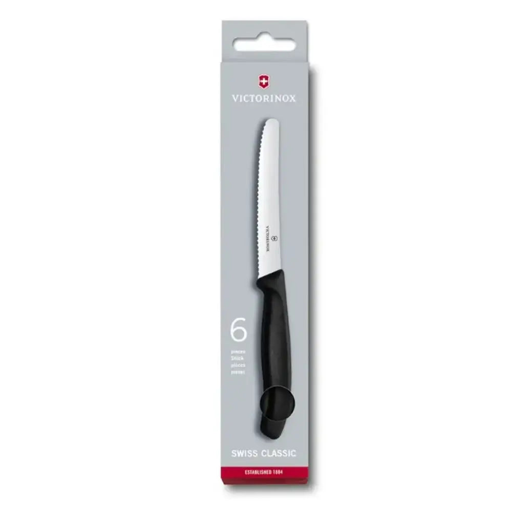 Victorinox Round Serrated Steak Knife Set of 6.