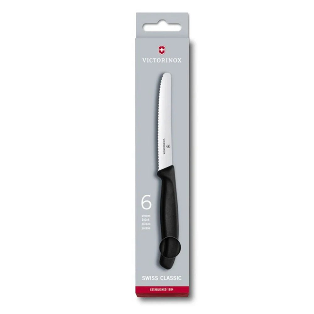 Victorinox Round Serrated Steak Knife Set of 6