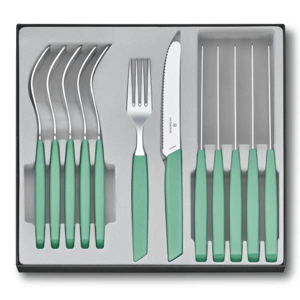 Victorinox Swiss Modern Mint Table Set 12 Piece