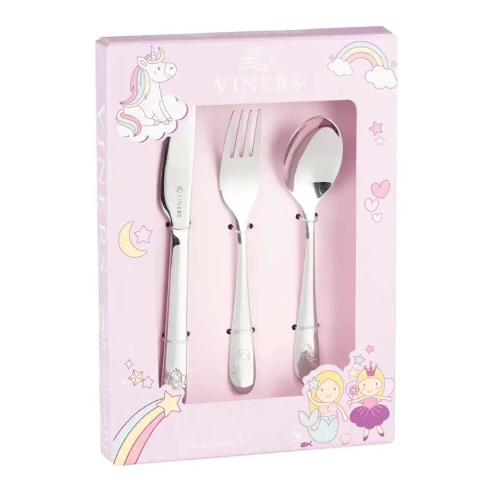 VIN Kids Cutlery Set 3pc Enchanted.