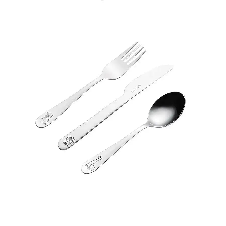 Viners Kids Stainless Steel Cutlery Set 3pc Dinosaur