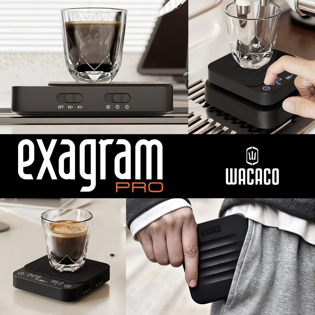 Wacaco Exagram Pro Rechargeable Compact Coffee Scale.