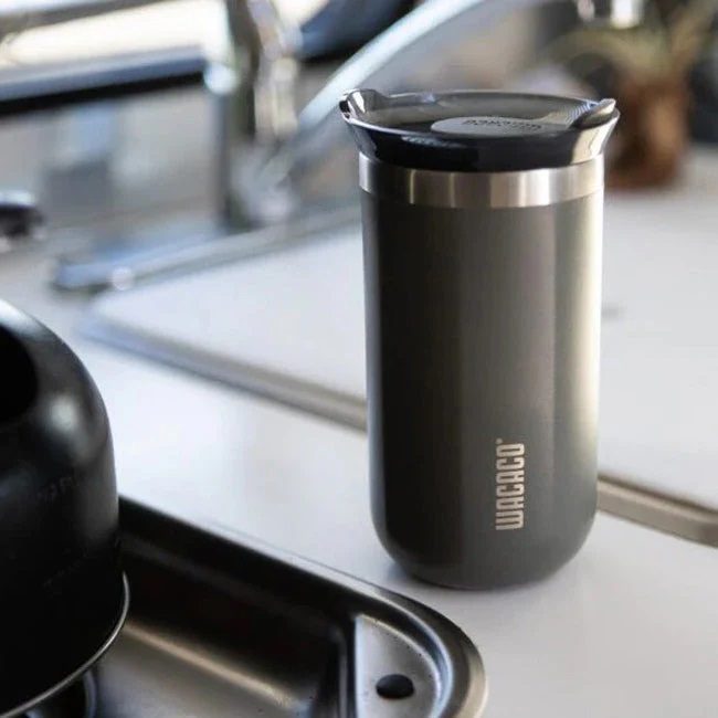 Wacaco Octaroma Insulated Travel Mug Grey 300ml