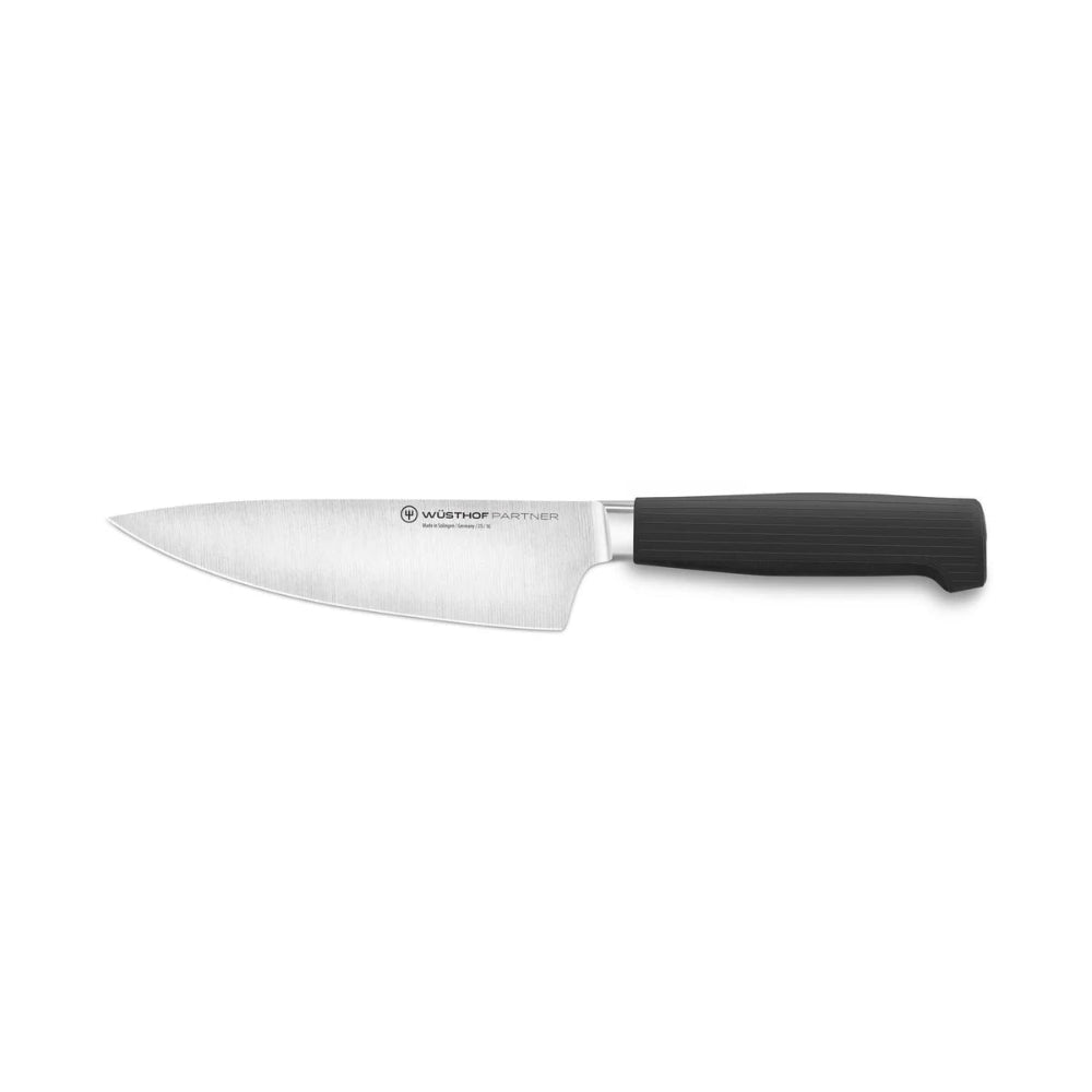 Wusthof chef's knife on a white background