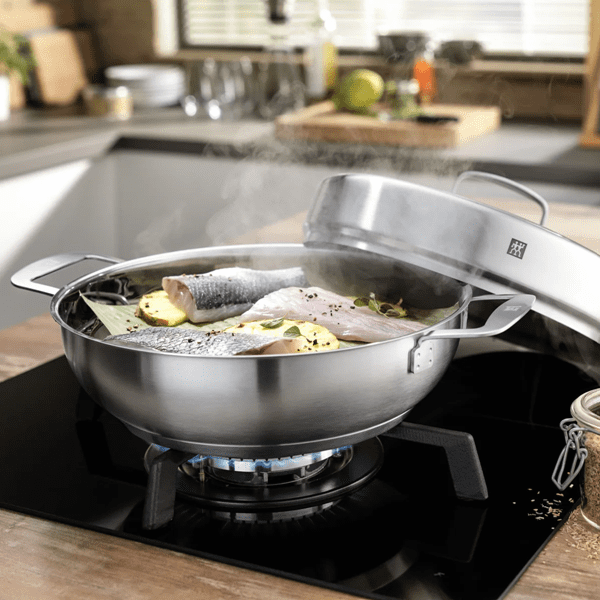 Zwilling Plus Stainless Steel Smoker Set 28cm