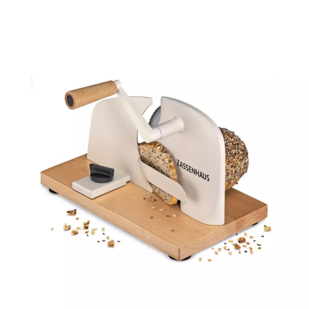 Zassenhaus Classic Manual Bread, Meat & Cheese Slicer Creme