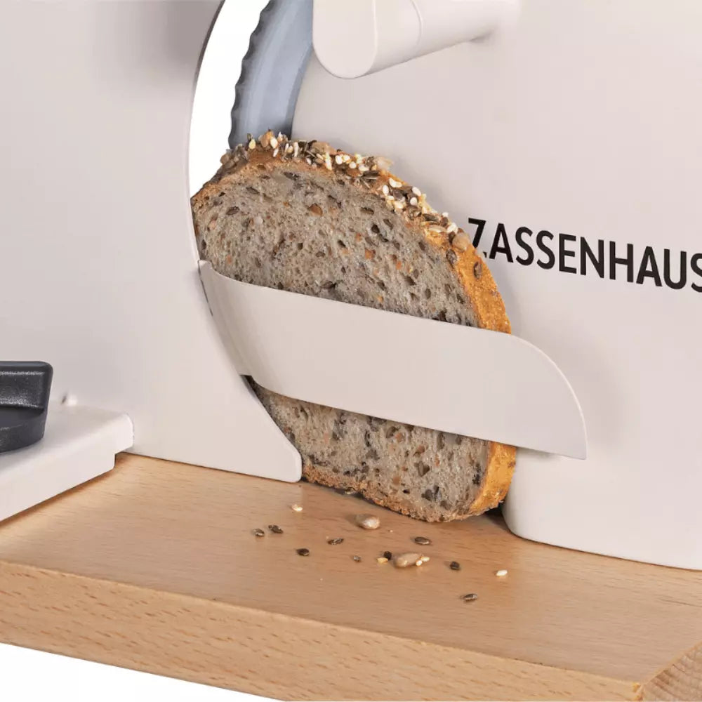 Zassenhaus Classic Manual Bread, Meat & Cheese Slicer Creme