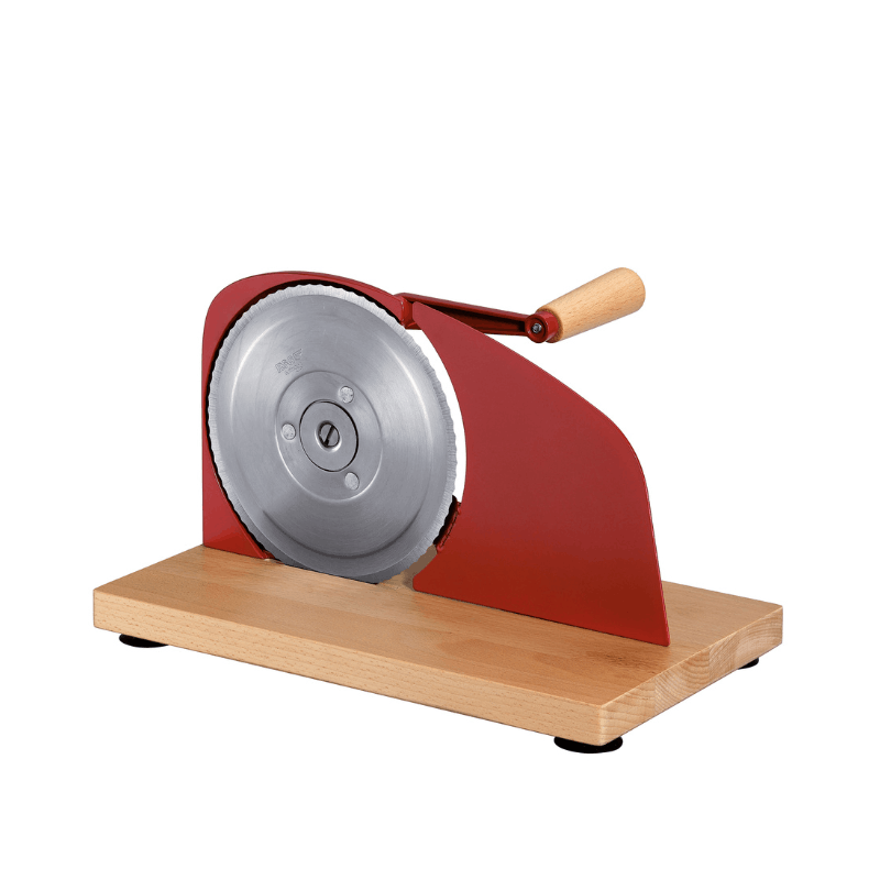 Zassenhaus Classic Manual Bread, Meat & Cheese Slicer Red