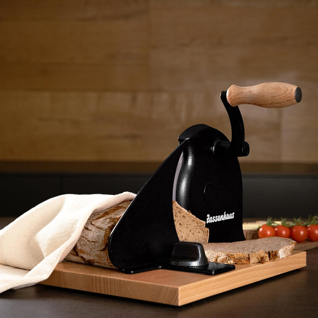 Zassenhaus Classic Bread/Meat/Cheese Slicer Black