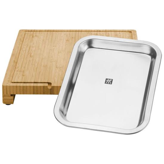 Zwilling Bamboo Cutting Board with Tray