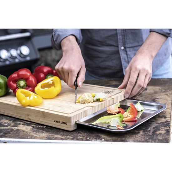 Zwilling Bamboo Cutting Board with Tray