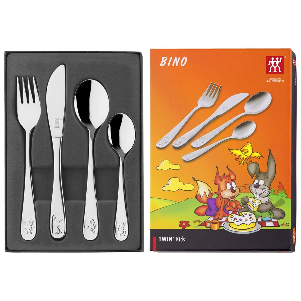 Zwilling Bino Children's Stainless Steel Cutlery Set 4pc