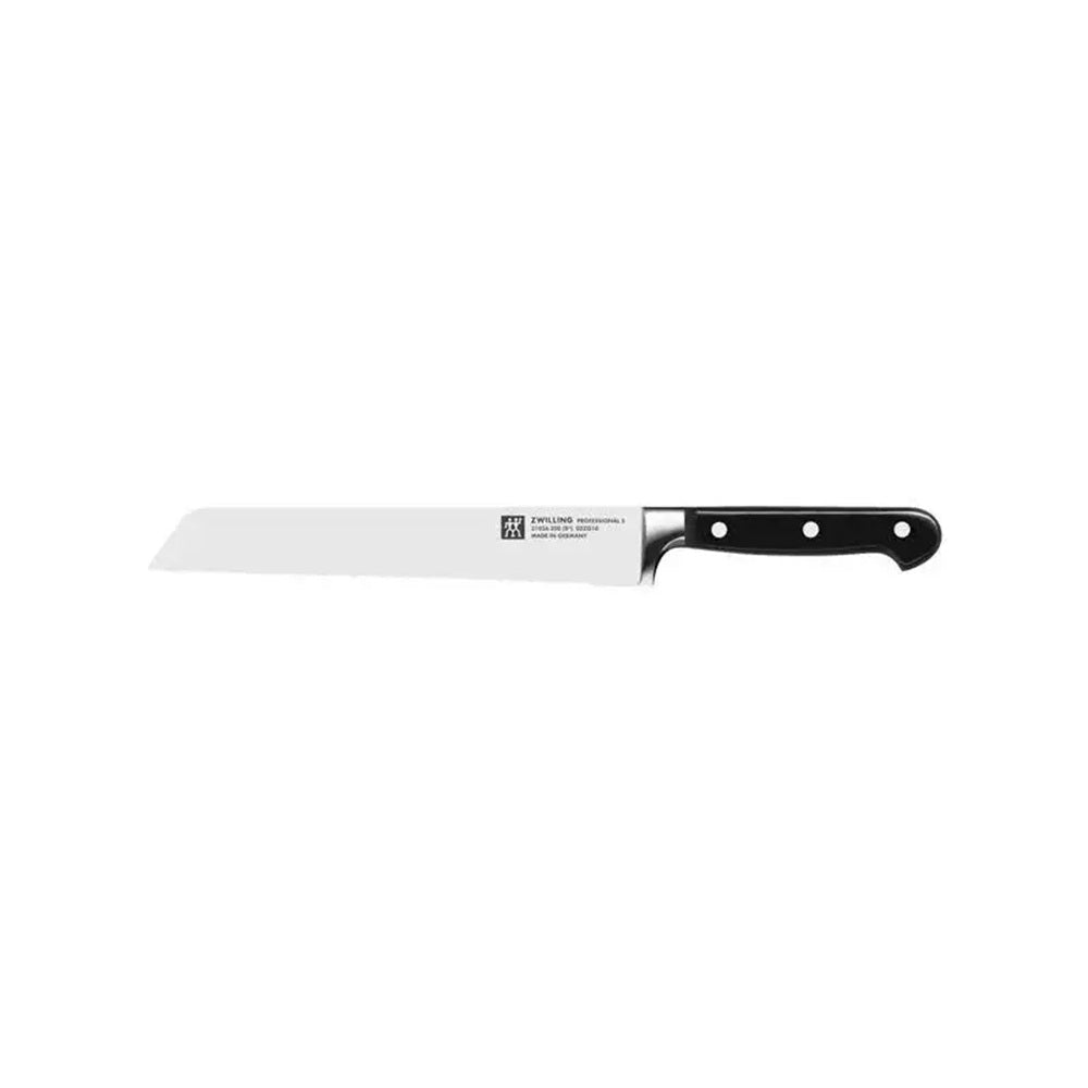 Zwilling bread knife on a white background