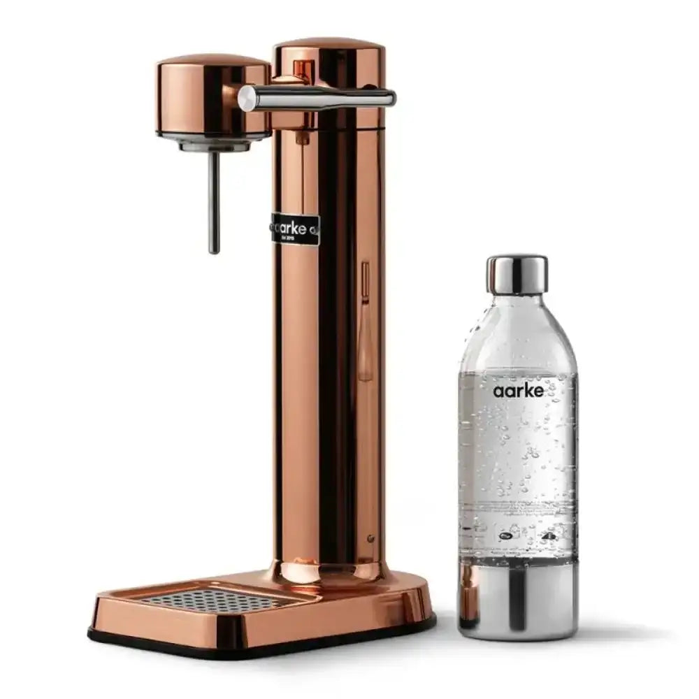 Aarke III copper water carbonator and bottle, premium kitchenware at Cookin Stores.