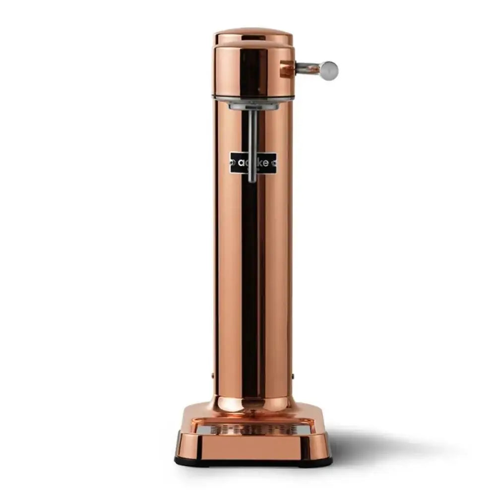 Aarke III premium copper water carbonator, sleek design, on white background, Cookin Stores