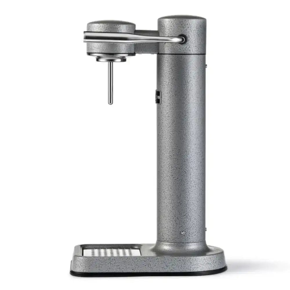 Aarke III water carbonator in hammertone grey, premium kitchen appliance at Cookin Stores