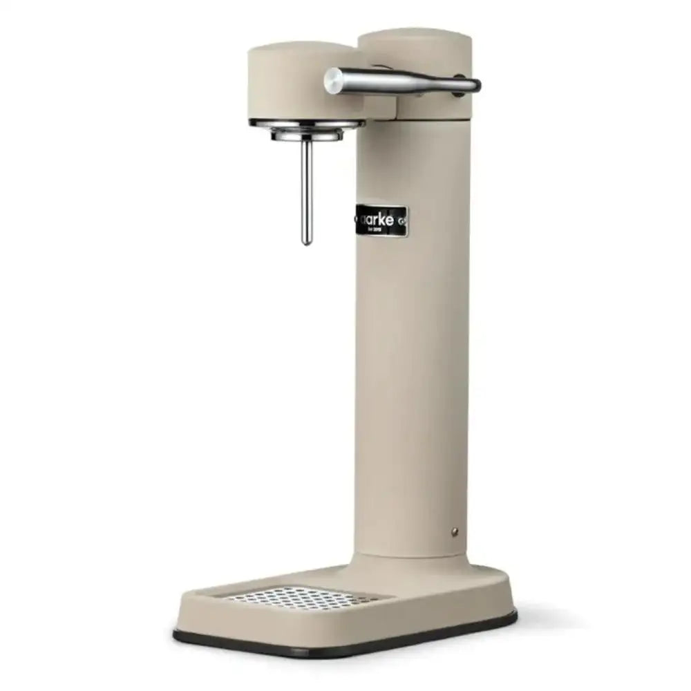 Aarke III premium sand water carbonator on white background, modern kitchenware at Cookin Stores