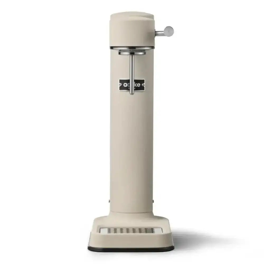 Aarke III premium water carbonator in sand color, modern kitchenware at Cookin Stores