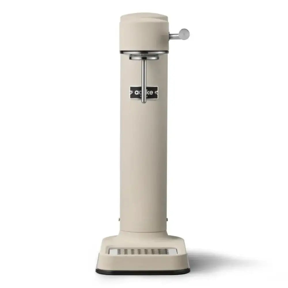 Aarke III premium water carbonator in sand color, modern kitchenware at Cookin Stores