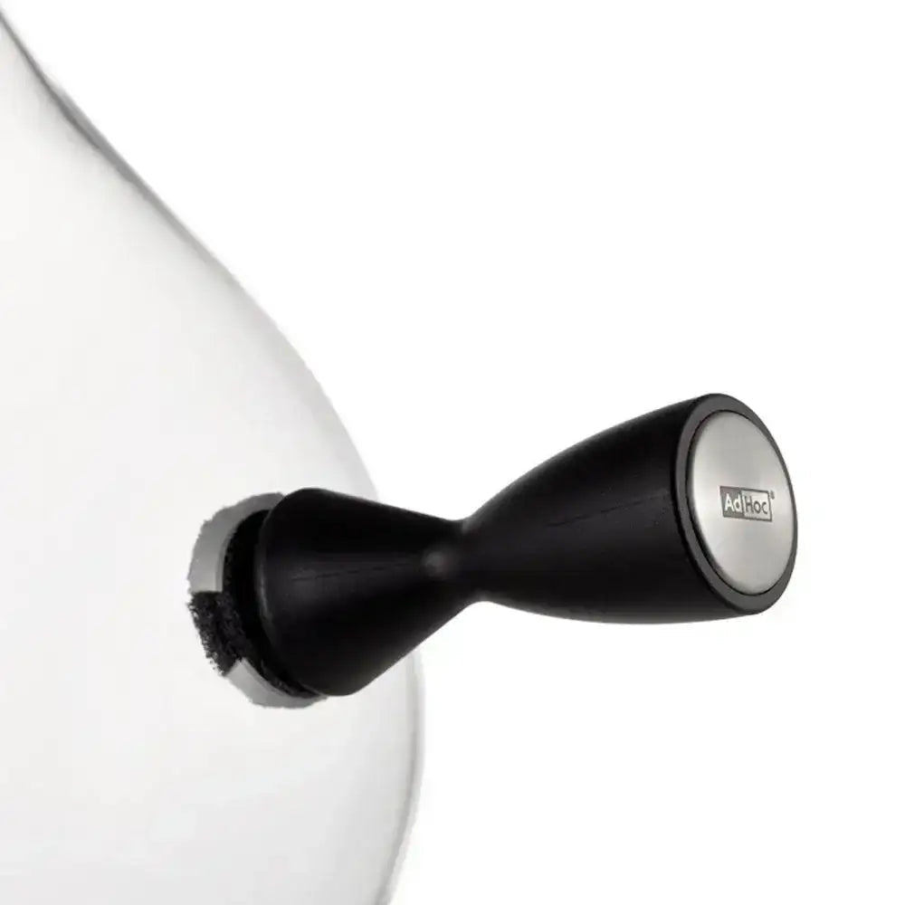 AdHoc magnetic decanter and vase cleaner tool on glass, premium kitchenware at Cookin Stores