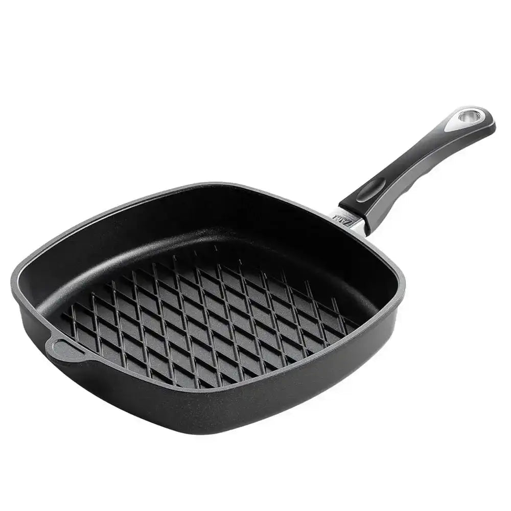 Non-stick square BBQ grill pan with handle, premium kitchenware from Cookin Stores