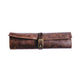 Arrow Leather Goods Knife Roll Bag Brown