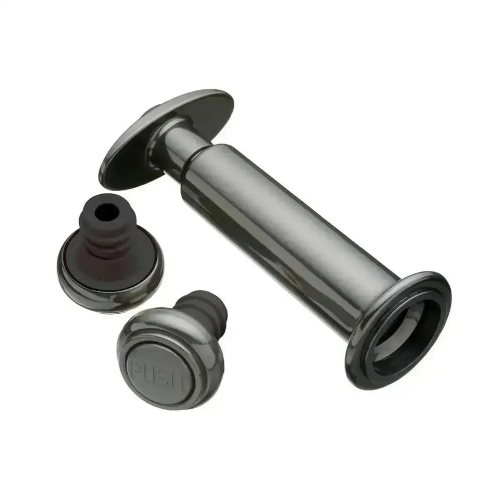 Set of wine stoppers on a white background