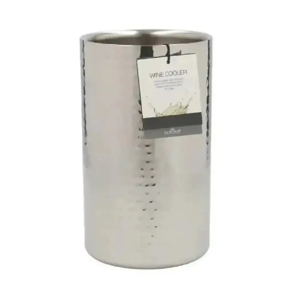 BarCraft stainless steel wine cooler with hammered finish, Cookin Stores kitchenware