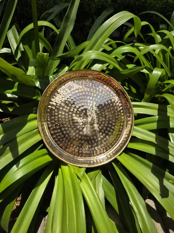 Just Copper Dimple Serving Tray 25cm