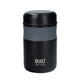 Built Stainless Steel Insulated Food Flask 490ml Black