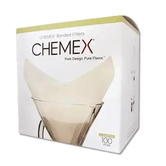 Chemex bonded coffee filters 100 pack in box, premium kitchenware at Cookin Stores