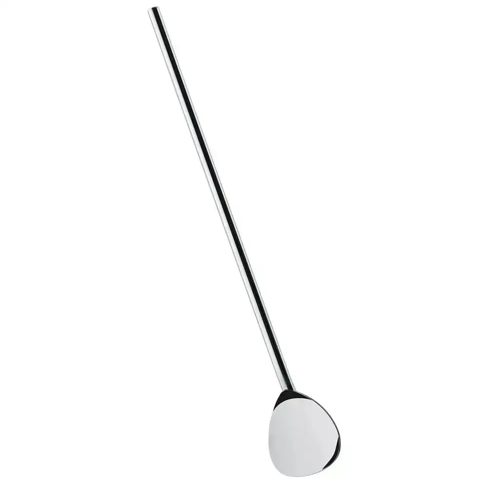 Stainless steel cocktail spoon with straw, sleek design for kitchen use, Cookin Stores